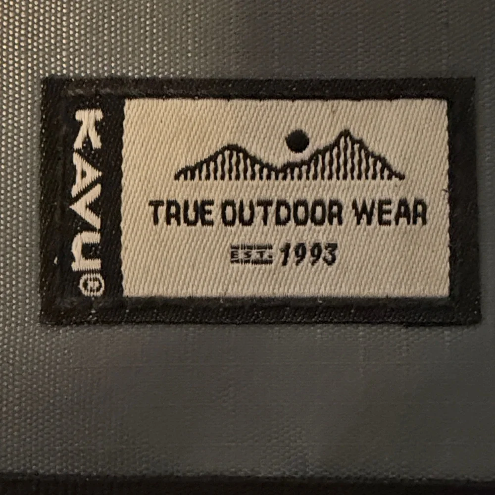 Kavu Black and Gray Outdoor Wallet
